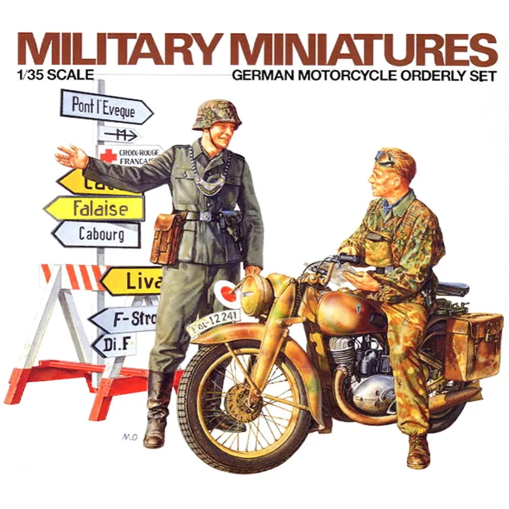 Немецкий мотоцикл Tamiya 35241 1/35 миниатюрная сборка военные фигурки модель