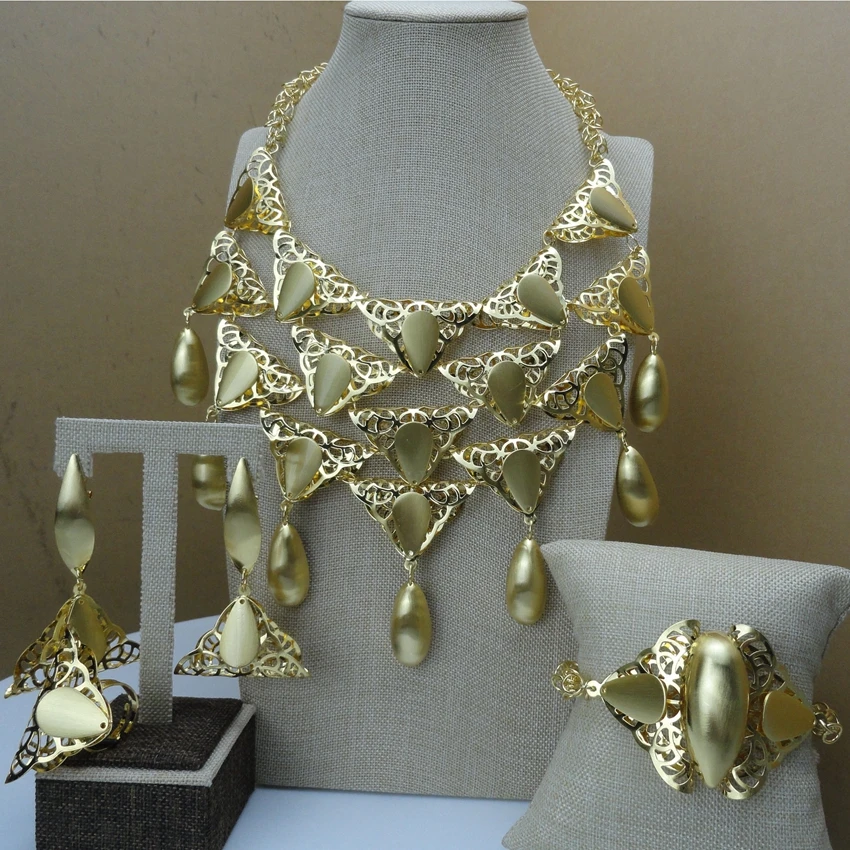 

2019 Yuminglai Dubai Costume Jewelry African Big Jewelry Sets FHK6678
