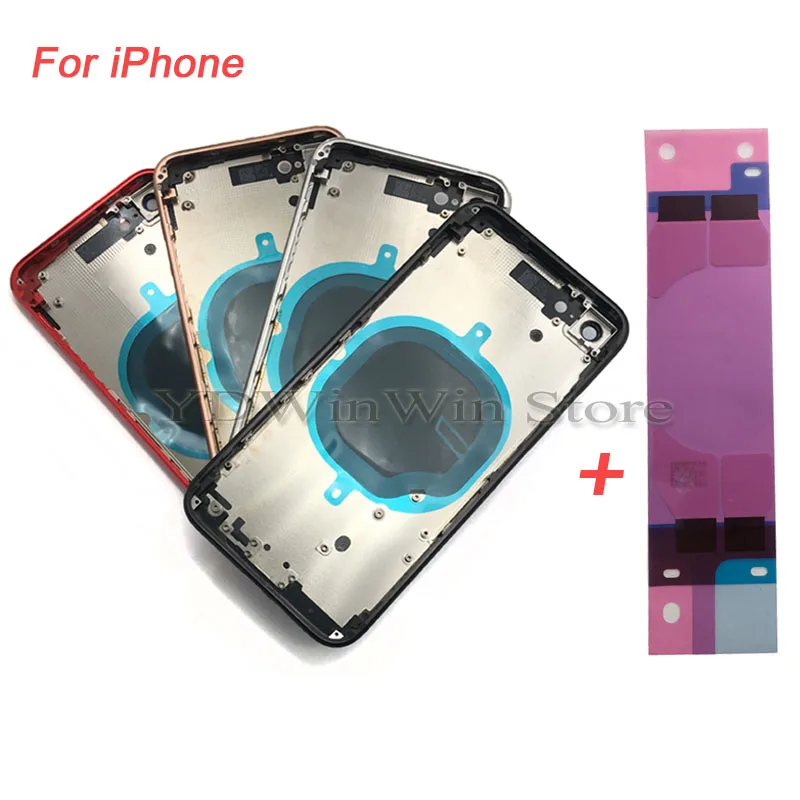 

10 pcs Full Housing Case For iphone 8 8G 8 Plus 8P X XR Battery Back Cover Door Rear Cover + Chassis middle Frame No Flex Cable