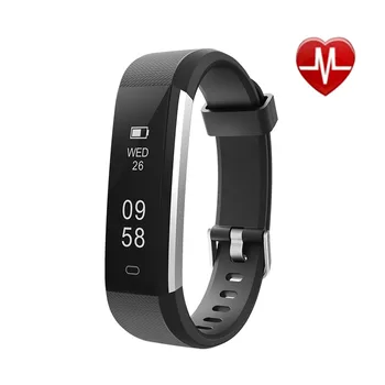 

Promotion--Fitness Tracker with Heart Rate Monitor,Slim Sports Activity Tracker Watch,Waterproof Pedometer Watch with Sleep Mo