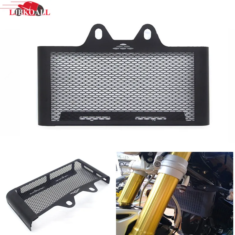 Griglia Protezione Radiatore Per BMW R NineT 2014-2023 - In Alluminio, Nero, Antiurto - Foto 7