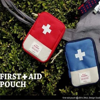 

15*10CM Outdoor Travel First Aid Pouch Portable Medicine Storage Bag Medical Organization Zipper Bag