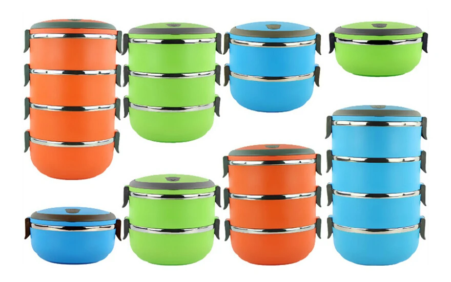 1.4L 15CM diameter Double Stainless steel heat retaining Bowls Lunch