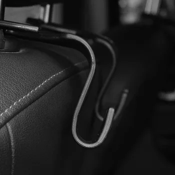 

4pcs New Innovative Car Styling Back Seat Hooks Headrest Mount Hanger Holder For Bag Purse Cloth Grocery Storage Auto Fastener