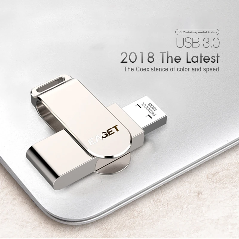 EAGET F60 USB флеш-накопитель 256 ГБ 128 Гб 64 ГБ 32 ГБ 16 ГБ флеш-Диск Металлический USB 3,0 флеш-накопитель ключ высокоскоростной флеш-накопитель карта памяти