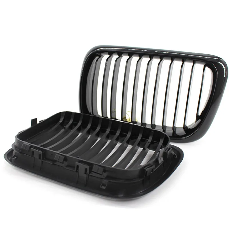 Grill for BMW E36 97-99 318i 320i 325i M3 Bright Black Mesh Grille