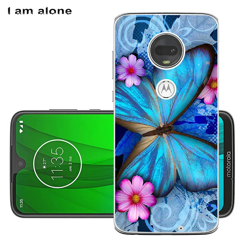 Чехлы для телефонов I am alone для Motorola Moto G7 G7 Play G7 power Solf из ТПУ, модные милые Чехлы для Moto G7 - Цвет: Solf TPU W45