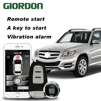 

Smart phone automatically controls the car with one key to start PKE keyless entry system with vibration alarm function