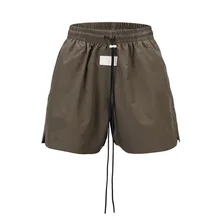 Высокая уличная Мужская Короткая свободная весенне-летняя Осенняя хип-хоп Уличная одежда с карманом