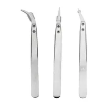 3 шт. керамические пинцеты антистатические термостойкие изолированные острые плоскогубцы электронная сигарета сопротивление провода DIY Ремонтные Инструменты Набор