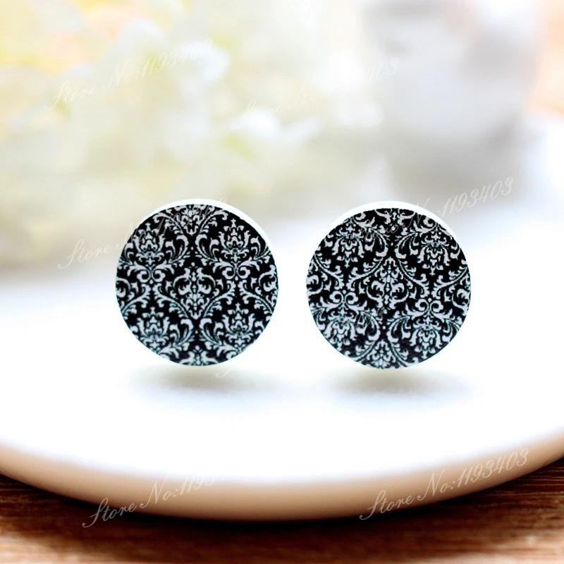 

16mm Round High Quality Photo Wood Laser Cut Cabochon to make Rings, Earrings, Bobby pin,Necklaces, Bracelets-(WEH-36)