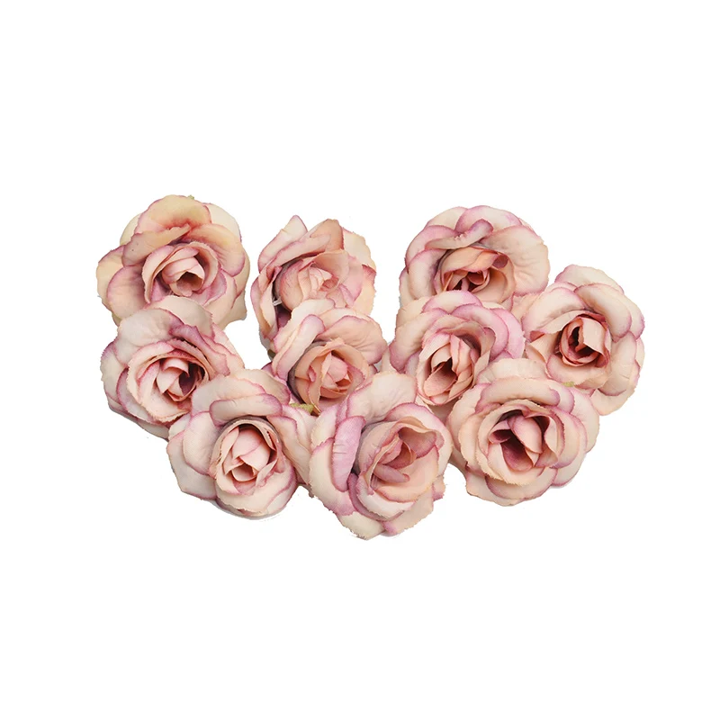 10 шт. 4 см искусственный цветок из шелка бутон розы Свадебные украшения для дома DIY Скрапбукинг венок поддельные цветы