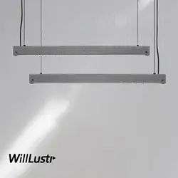 Willlustr бетона правитель подвесной светильник Nordic висит освещения столовая Ресторан офис светодиодный цемента talo Подвесная лампа