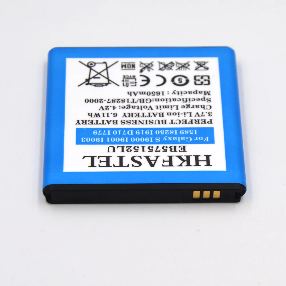 HKFASTEL EB575152LU батарея мобильного телефона для samsung Galaxy S I9000 i9001 I9003 I589 I8250 I919 D710 I779