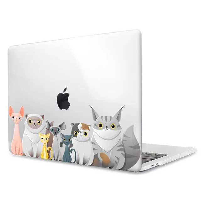 Мультяшные животные для Apple Macbook Air 13 A1932 A1466 чехол для ноутбука для MacBook Pro 13 15 Air 11 12 A1465 A1534 чехол - Цвет: MB23