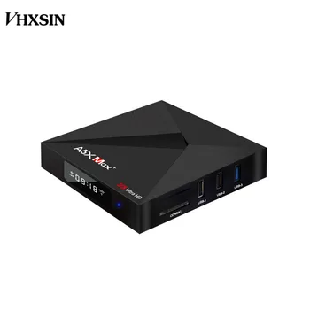 

VHXSIN A5X MAX PLUS 50 PCS/LOT Smart Android 7.1 TV Box RK3328 4K HDR10 USB3.0 4GB 32GB dual-band Wifi LAN A5X