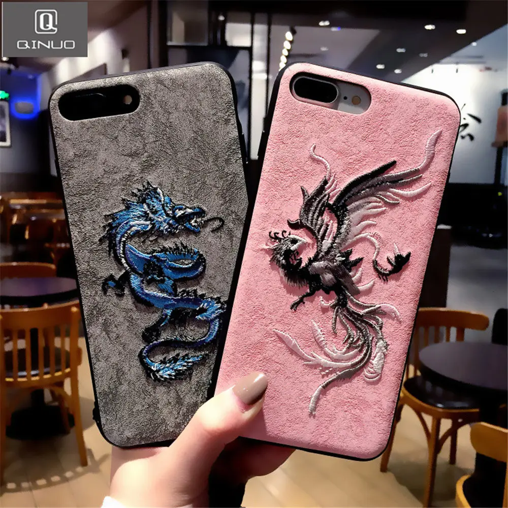 Роскошный чехол для телефона с 3D вышивкой iPhone 11 Pro XS MAX X XR рисунком Фламинго