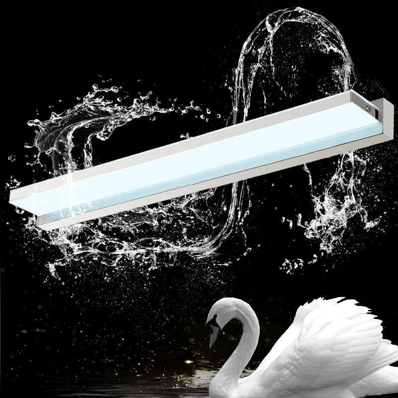 

Right Angle Length 58cm 9W mirror lamp European-style Simple modern creative LED wall lamp bedside bathroom AC90-260V SMD5730