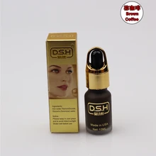 Коричневый кофе импорт Перманентный макияж микропигмент косметический ручной татуировки Чернила Краска 10 мл/бутылка для 3D брови, подводка, губы