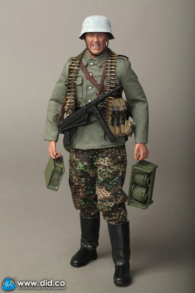 Немецкая бронированная Боевая машина D80131 MG42 коллекционная Военная фигурка 12