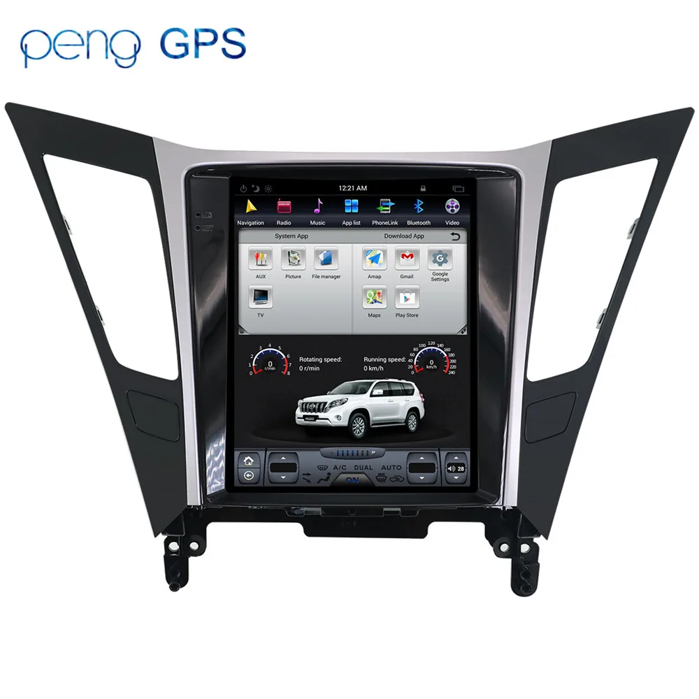 Flash Deal 13.8" Tesla style Android 7.1 2GB 32 or 64GB Car Radio GPS Headunit For Hyundai Sonata 2012 2013 2014 Auto Audio FM 3