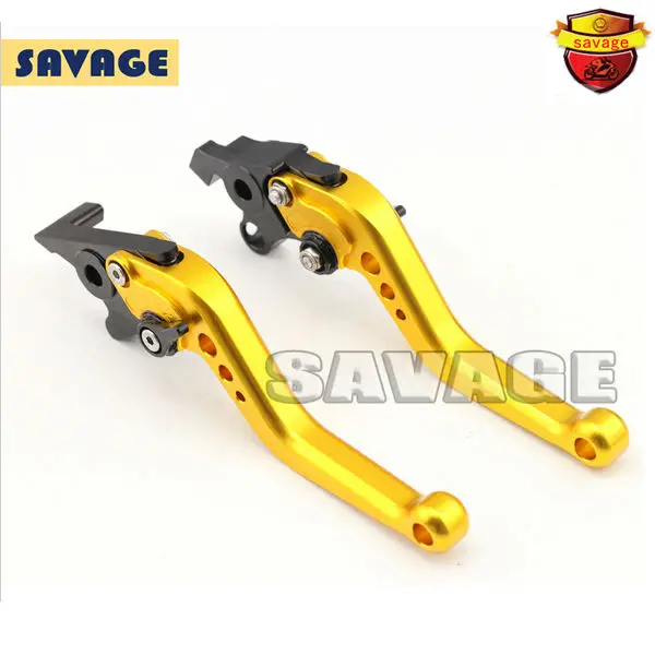 

For YAMAHA FZ-6R XJ6 Diversion 09-15 Motorcycle Accessories CNC Billet Aluminum Short Brake Clutch Levers Golden