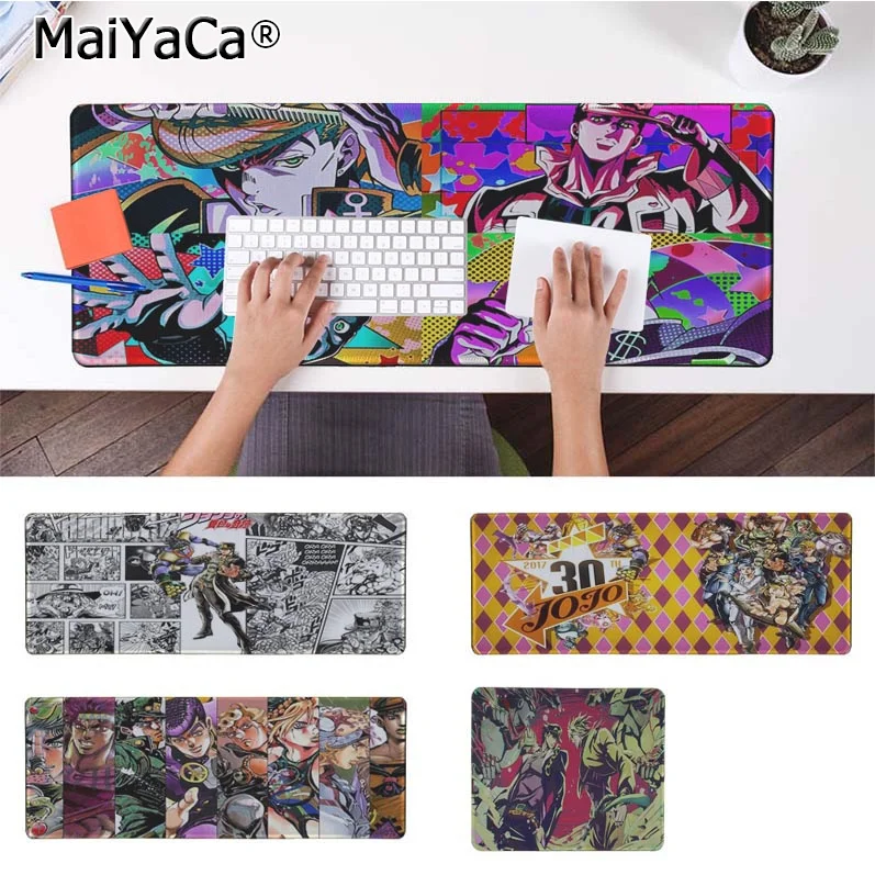 

MaiYaCa Custom Skin JoJo's Bizarre Adventure MousePads Computer Laptop Anime Mouse Mat Shipping Large Mouse Pad Keyboards Mat