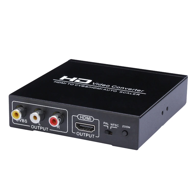 

HDMI to AV converter 1080 barley box play set-top box to receive old TV distributor picture zoom.