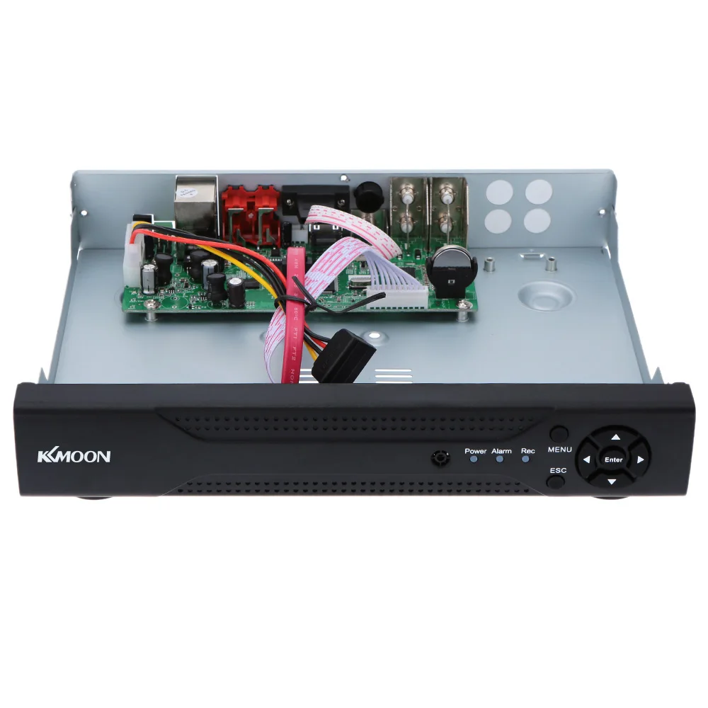 KKMOON 4CH Видеонаблюдение DVR NVR AHD TVI CVI DVR 5-в-1 H.264 1080N Системы P2P дома безопасный видеорегистратор Системы для 1080P IP Камера