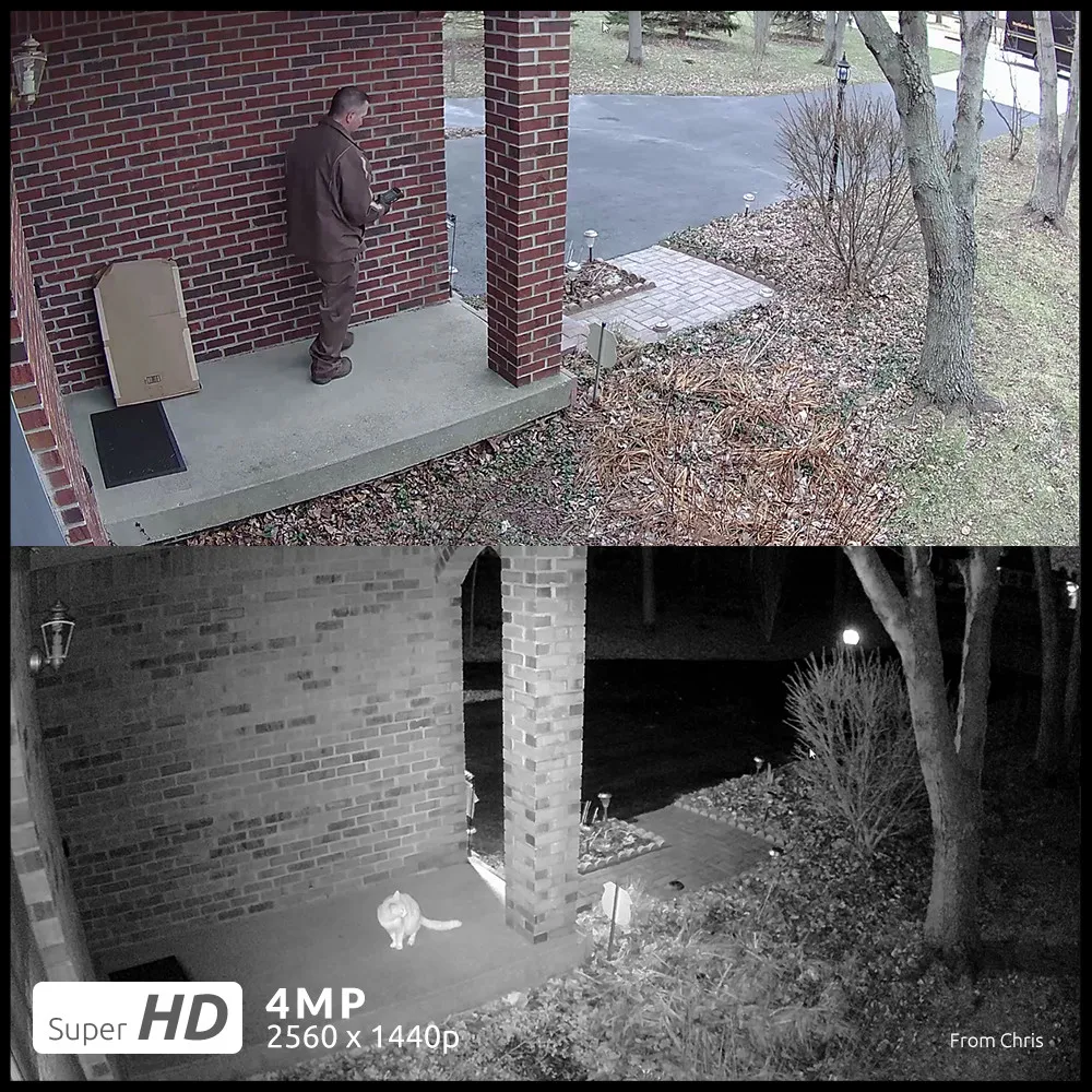 Reolink PTZ IP Камера PoE 4MP панорамирования/наклона 4x Оптический зум HD открытый