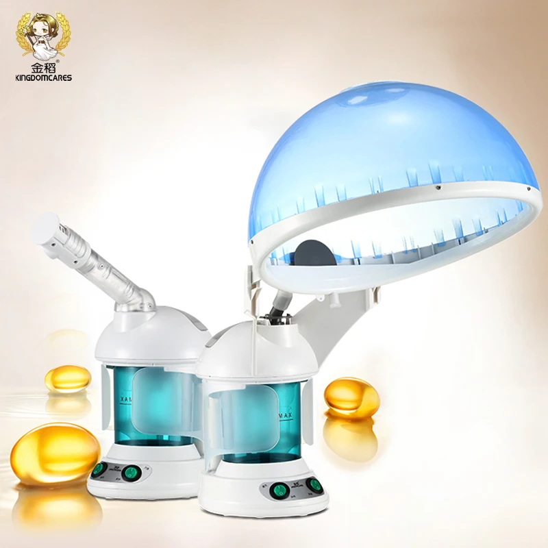 

KINGDOM CARES sauna Facial Steamer Hair Steamer 2in1 Multifunction Humidifier Ozone vaporizador facial Essential Oil vaporizer