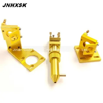 

Yellow color High quality CO2 Laser Head Set / Reflection Mirror Mounts + Laser Head for Laser engraver