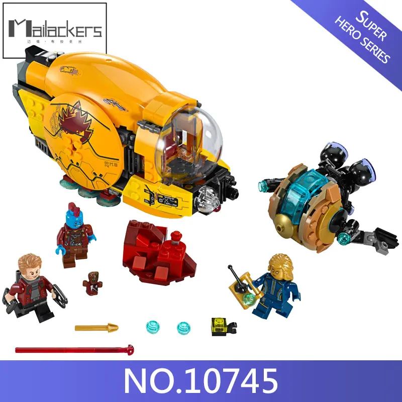

337pcs Legoing Super Heroes Guardians of the Galaxy Ayesha's Revenge Building Block Kid Toy Brick With legoings Gift