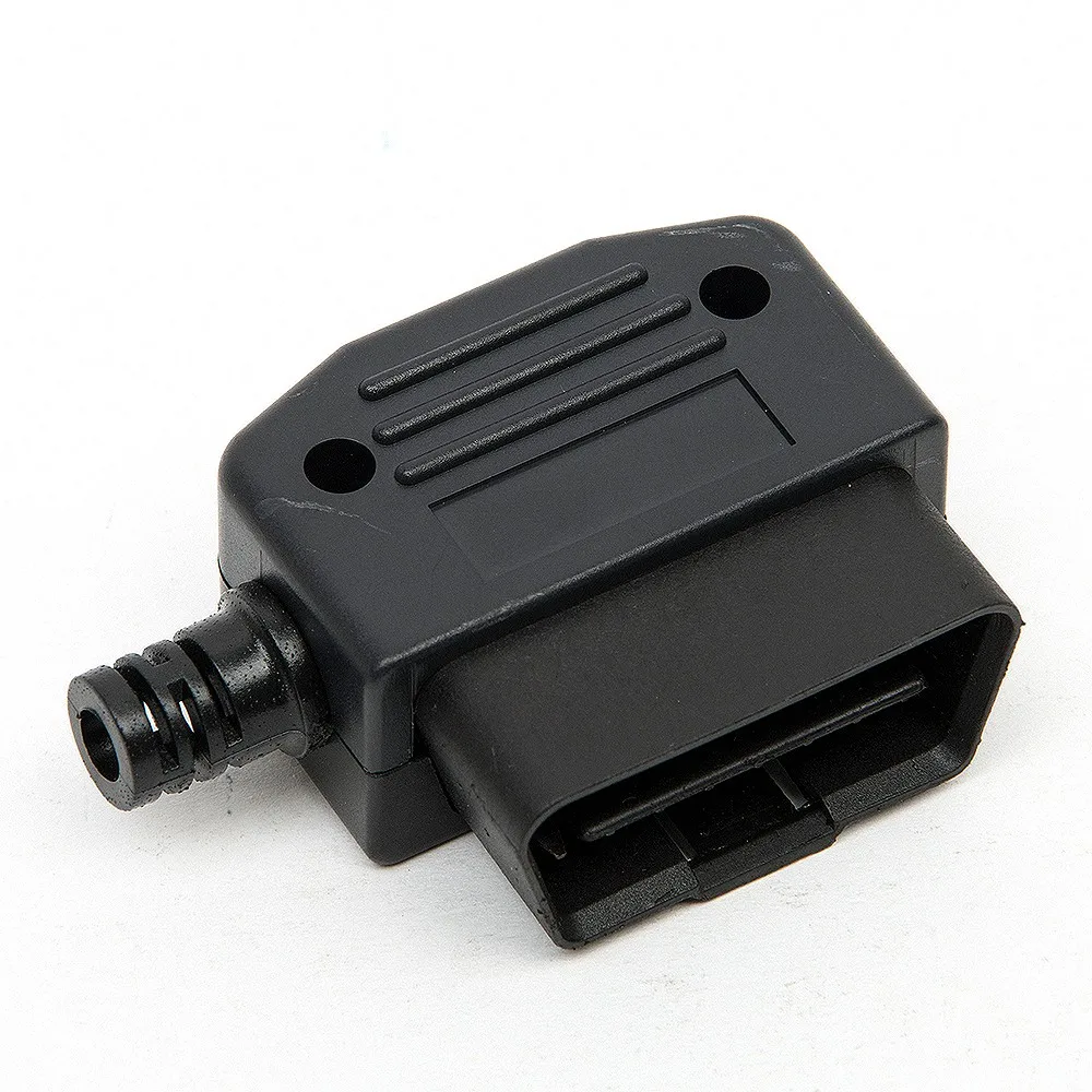 50pcs a lot OBD Plug 16Pin OBD2 Connector Male OBD 2 16 Pin OBD II