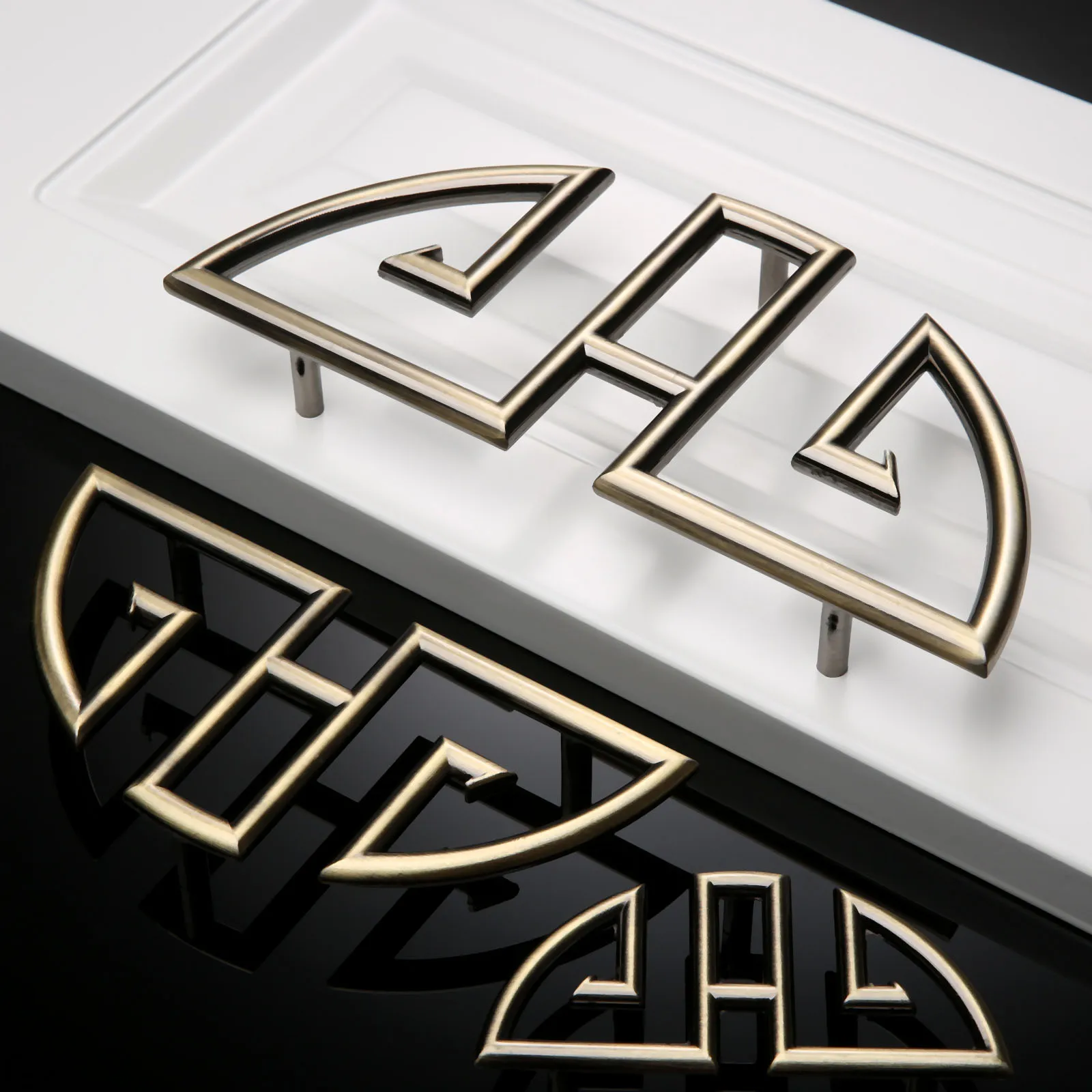 Мебельные ручки DRELD 2 шт. 64/96 мм для ящиков дверей шкафов шкафов|cabinet knobs|furniture