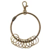 Vintage Key Rings Bronze Large Round Hoop Key Ring Organizer with Lobster Clasp for Multiple Keys Accessories ► Photo 3/6