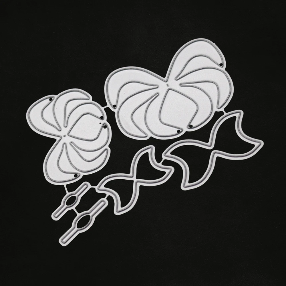 Bow Die Metal Cutting Dies Cut Die Stencils Embossing Card Knife Mold For DIY Scrapbook Photo Album Stamps and Dies 2019