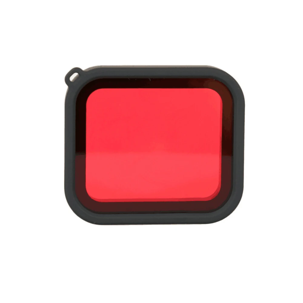 Красный фильтр для дайвинга для экшн-Камеры GoPro Hero 5 Black Камера крышка объектива Кепки для eken H5S H6S H7s H7 черный H8r плюс H9r плюс красный фильтр