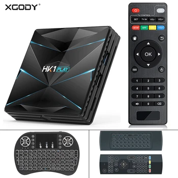 

XGODY HK1 PLAY S905X2 Quad Core Smart TV BOX Amlogic Android 9.0 4GB 32GB/64GB Media Player 4K HD 2.4G/5G Dual Wifi Set Top Box