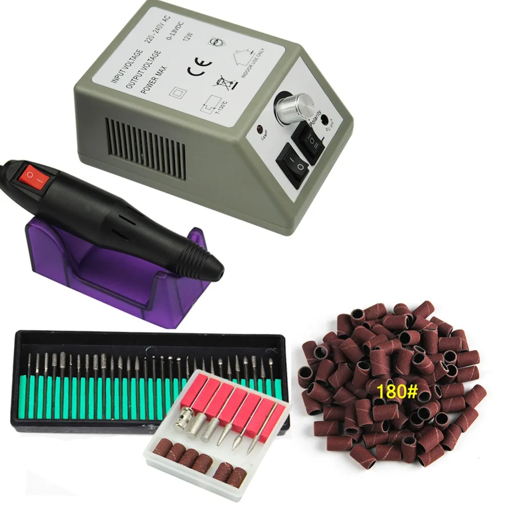 

20000RPM Electric Nail Art SET Manicure Machine Milling Cutter For Manicure Nail File For GEL Nail polish Nail Drill Bits
