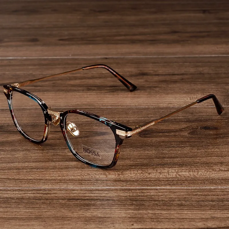 NOSSA Brand Designer Women And Men Transparent Eyeglasses Big Frame ... Big Frame Prescription Glasses