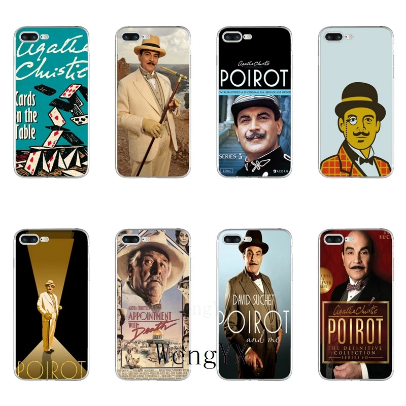 

Agatha Christie's Poirot poster Soft phone case For Samsung Galaxy S10 lite Note 9 J4 J5 J6 A5 A7 A8 A9s Plus Prime star 2018