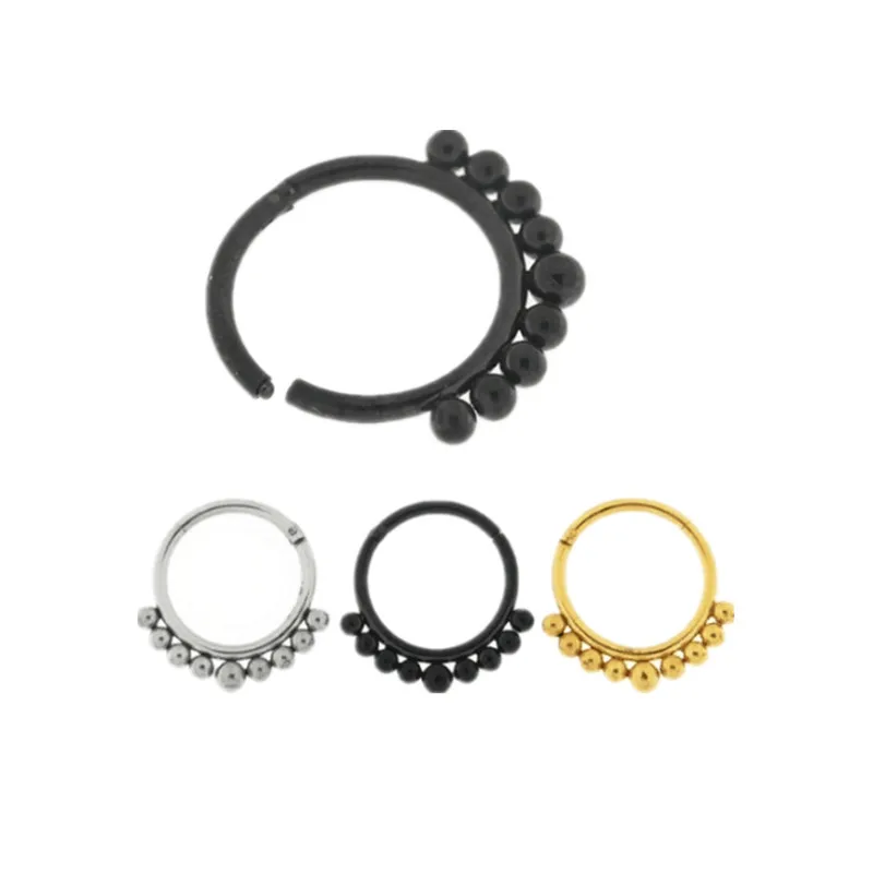 

New Arrival Segment Nose Piercing Stainless Steel Segment Ring Ear Piercing Helix Ear Tragus
