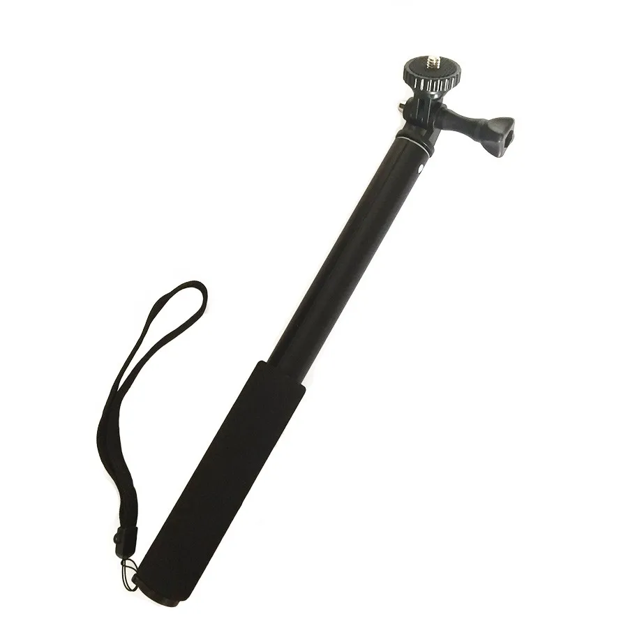 

New for Gopro Aluminum Extendable Pole Telescoping Handheld Monopod with Mount Adapter for GoPro Hero 4 3 SJ4000 Black