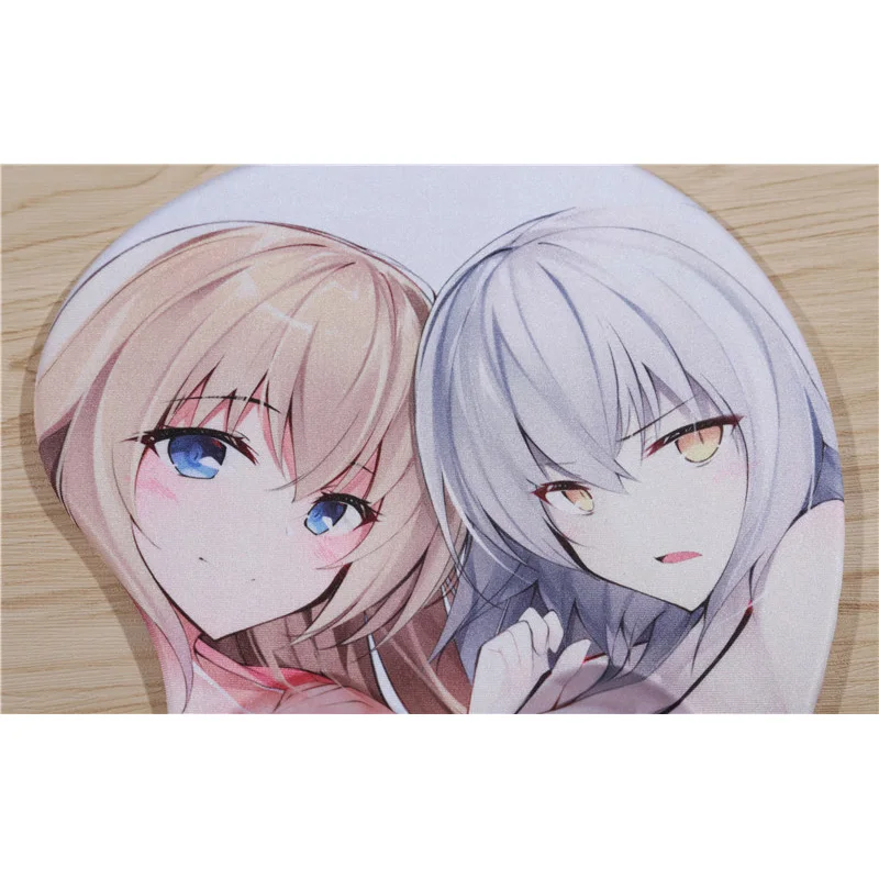 FFFAS-Fate-3D-Breast-Hip-Mouse-Pad-Mat-Black-White-Joan-of-Arc-Wrist-Rest-Mousepad (4)