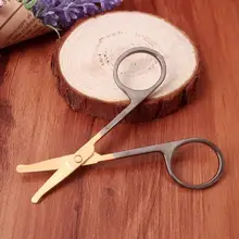 Eyebrow Tweezer scissors round head Beauty Tool for Face Nose hair remover false Eyelashes eyelids clip Facial Makeup Tools