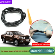 Автомобиль-Стайлинг для Nissan Navara NP300 D23- резиновые анти-звуконепроницаемые не пропускающие шума пылезащитные автомобильные панели на лобовое стекло уплотнительные полосы