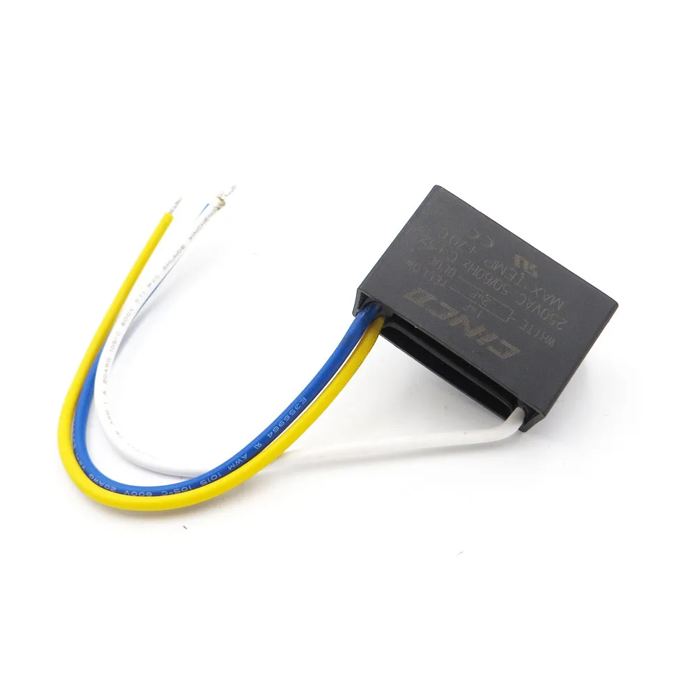 CBB61 1 мкФ + 2 250 V 3 провода КОНДЕНСАТОР моторного двигателя Электрический