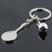 M84912 мода 3D модель спортивные брелок в виде теннисной ракетки брелок кольцо для ключей брелок