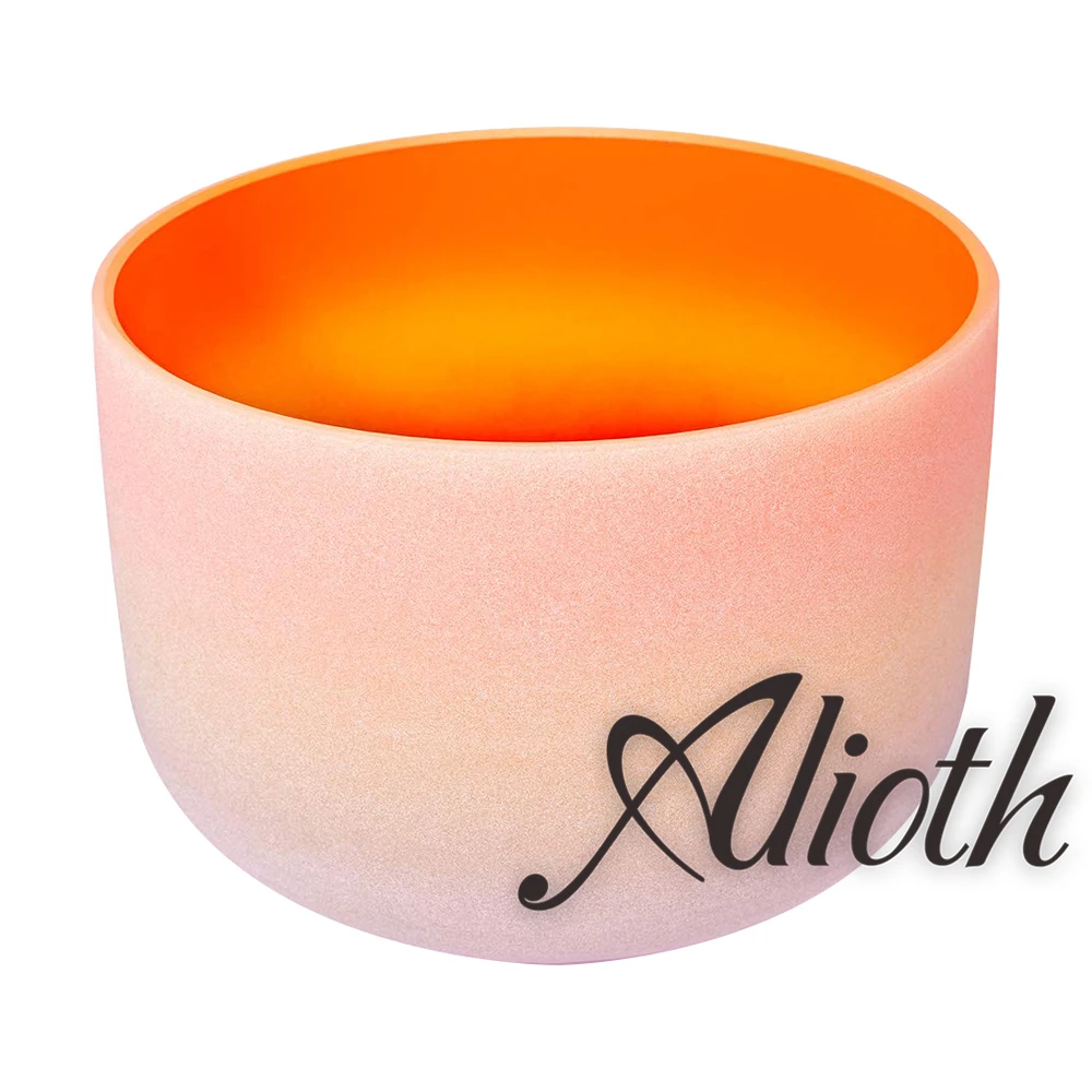 

12 Inch Rainbow Colored D Note Crystal Singing Bowl for Sacral Chakra Balancing/Yoga/Meditation/Sound Therapy